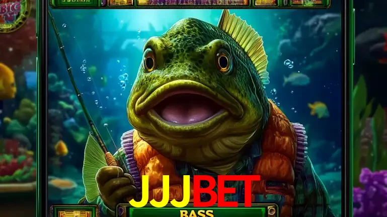 Personagem de peixe pescador do popular jogo de slot com tema de pescaria, uma das emocionantes opções de caça-níqueis para jogar e ganhar no cassino JJJBET.